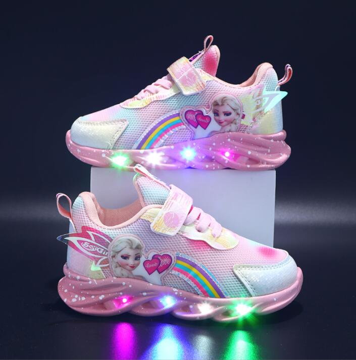 Kids' adventure-ready light-up sneakers, designed for outdoor exploration & exciting discoveries.