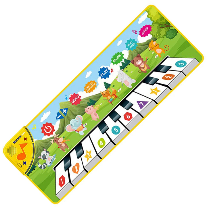 Educational kids' music mat with piano keys for early learning & interactive play.