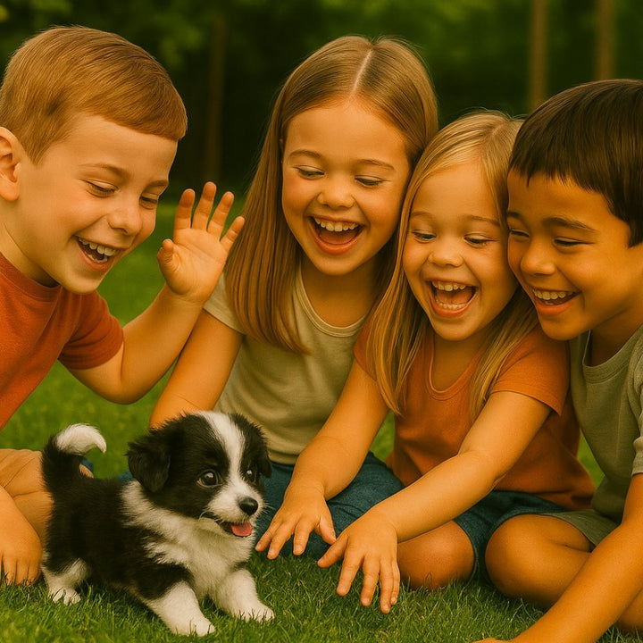 Interactive plush puppy toy that walks & barks. Realistic electronic pet for kids' imaginative play and fun.