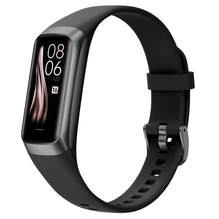 Kids' smart activity tracker watch, monitoring steps, heart rate & sleep for junior fitness.