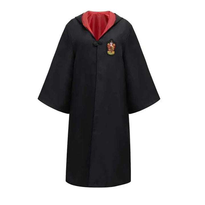 Back view of the Kids' Wizard School Robe, flowing fabric for an authentic magic outfit.