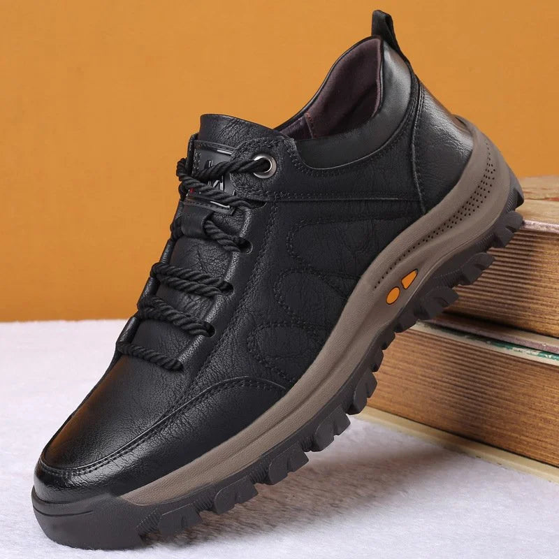 Rugged men's outdoor & work shoes, providing durable comfort for everyday tasks & activities.