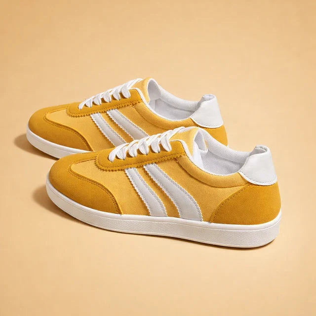 High-quality women's lace-up sneakers, providing trendy style and ultimate comfort.