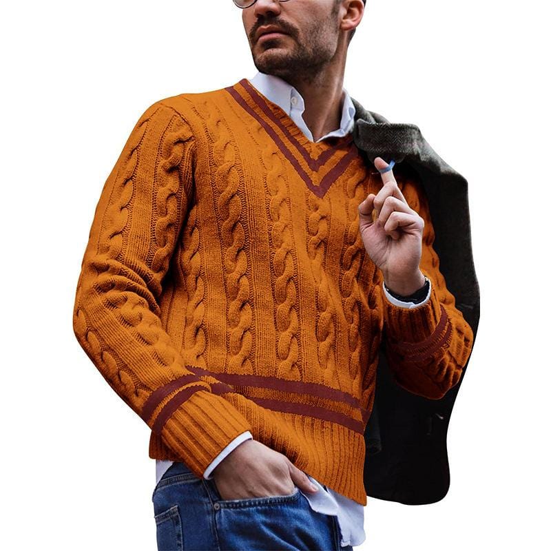 Men's Amarae knit sweater, crew neck, long sleeve, for everyday comfort & casual style.