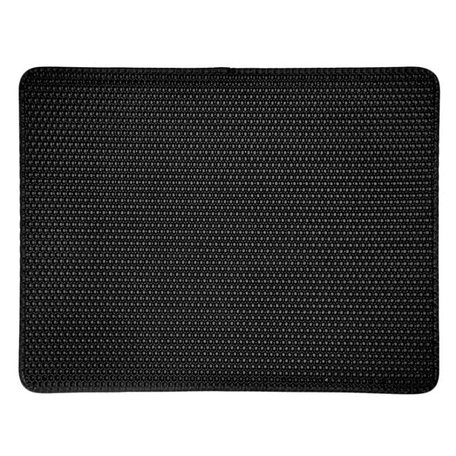 Effective cat litter trap mat with honeycomb design. Non-slip, waterproof pet mat for cleaner floors & home.