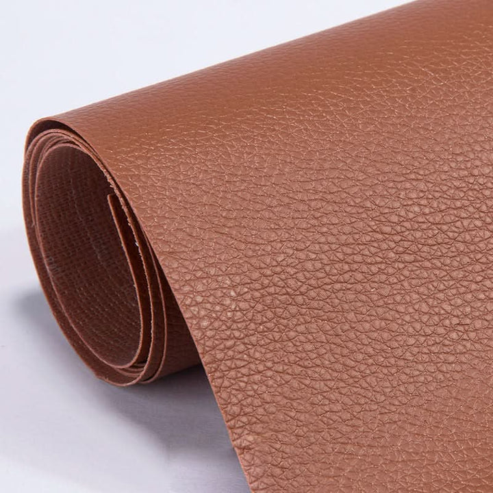 Large self-adhesive leather repair patch for sofas & furniture. Easy DIY vinyl & faux leather fix.