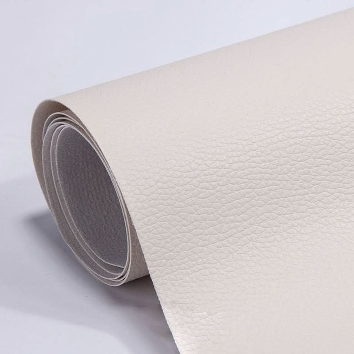 Fix car seats & sofas: large self-adhesive faux leather repair patch, easy application.