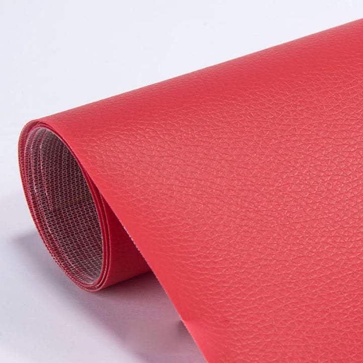 Self-adhesive faux leather patch for furniture repair, large size for big tears & rips.