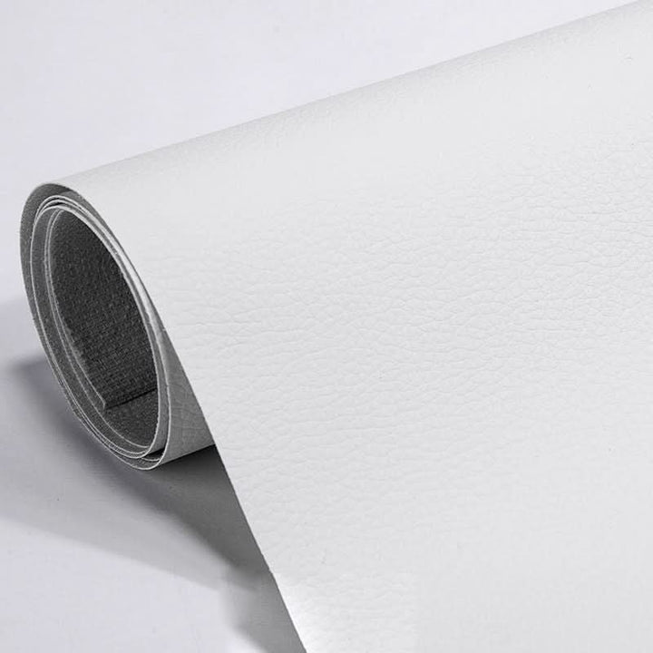 Multi-color upholstery patch: large self-adhesive leather & vinyl repair for furniture.