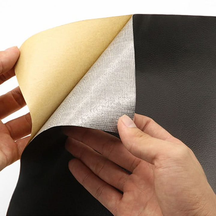Durable self-adhesive leather repair patch for upholstery. 19.7x53.9 inch, easy DIY.