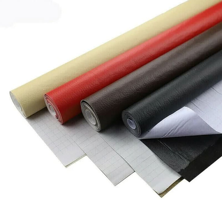Furniture repair: large self-adhesive leather patch for sofas, chairs, and recliners.