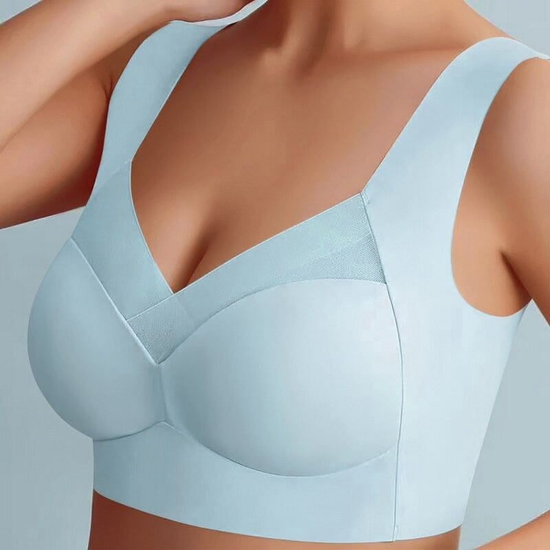 Flattering women's seamless comfort bra, providing gentle, wireless support and a smooth, invisible finish.