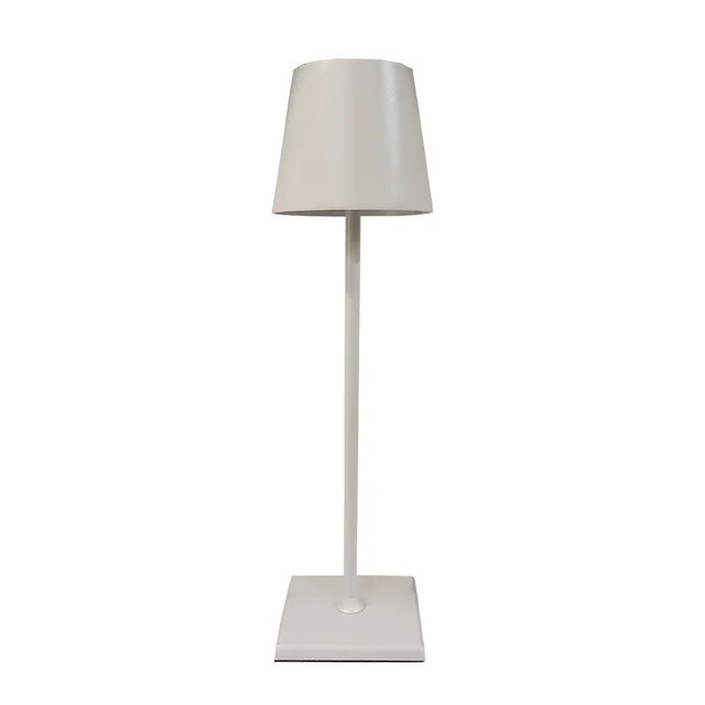 LumoGlow wireless rechargeable LED table lamp, modern, portable, for elegant home decor.