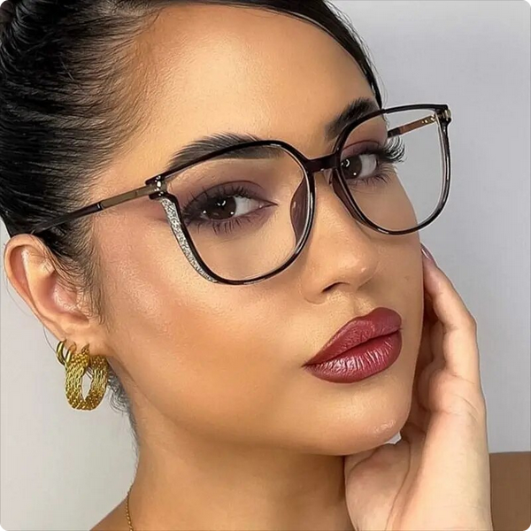 Luxurious women's reading glasses. Comfortable fit, timeless elegant design for daily vision assistance.