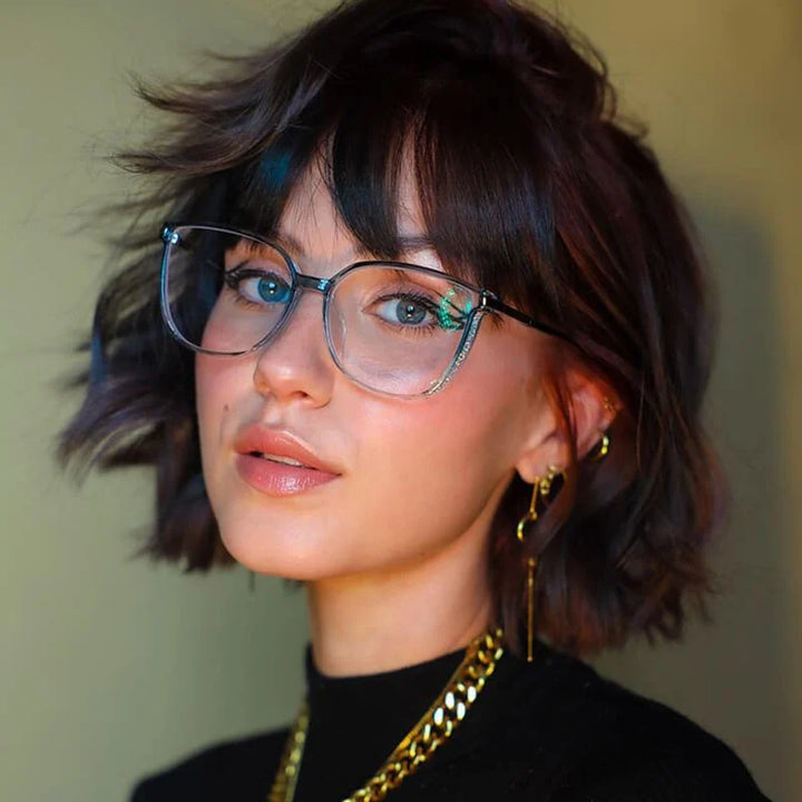 Chic women's luxury reading glasses. Timeless design, comfortable frames, stylish vision accessory.