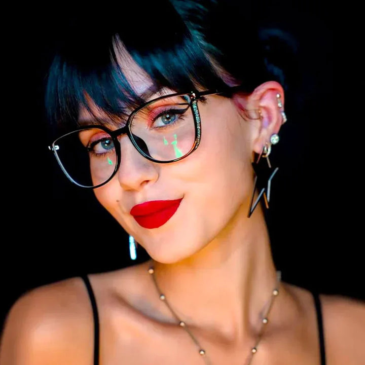 Comfortable women's luxury reading glasses. Elegant, timeless design for everyday wear and clear vision.