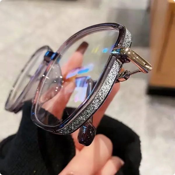 Elegant women's reading glasses. Luxurious, comfortable everyday accessory with a timeless chic design.