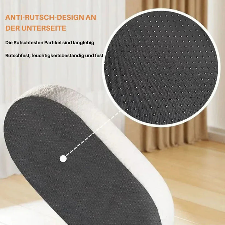 Cozy cat bed with built-in scratching surface, offering a comfortable pet haven & essential feline scratching.