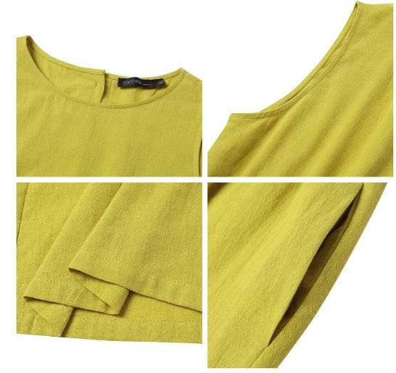 Relaxed fit wide-leg jumpsuit for women, offering ultimate comfort and sophisticated casual appeal.