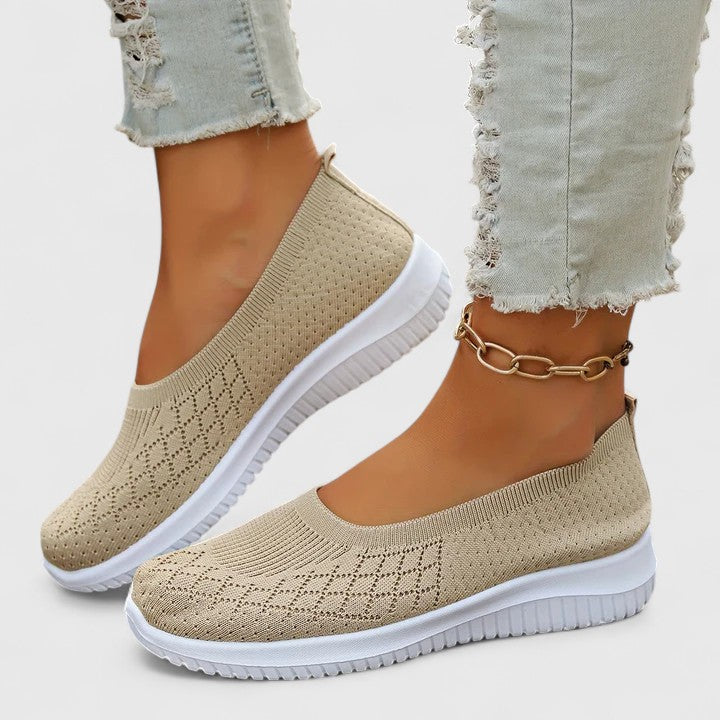 Easy wear women's slip-on comfort shoes, orthopaedic design for pain relief & ultimate foot support.