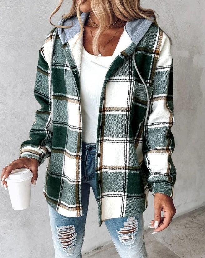 Men's Wanderer flannel shirt jacket, button-up, relaxed fit for everyday casual wear.