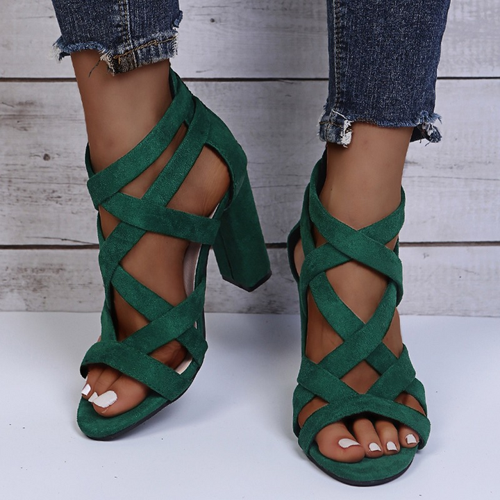 Elegant women's orthopedic comfort heels with supportive design, perfect for daily wear or dress occasions.
