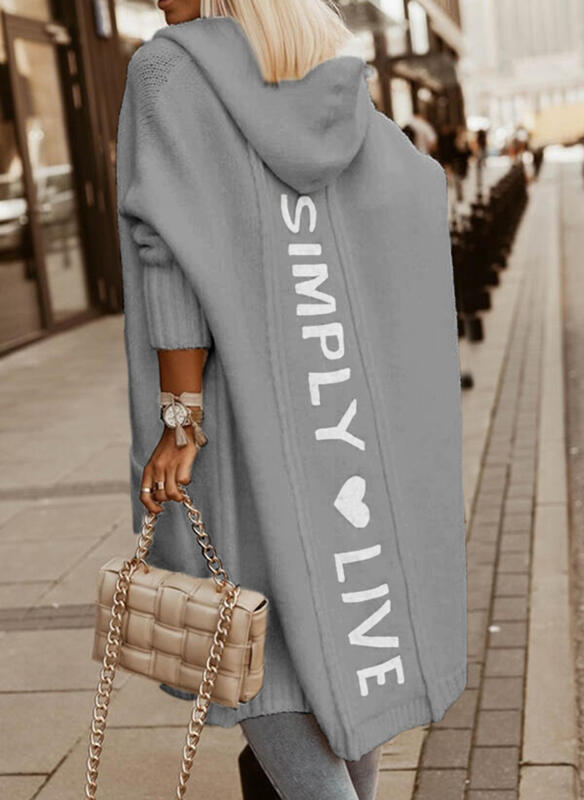 Women's versatile long cardigan. Soft, relaxed fit, open-front design for comfortable everyday layering.