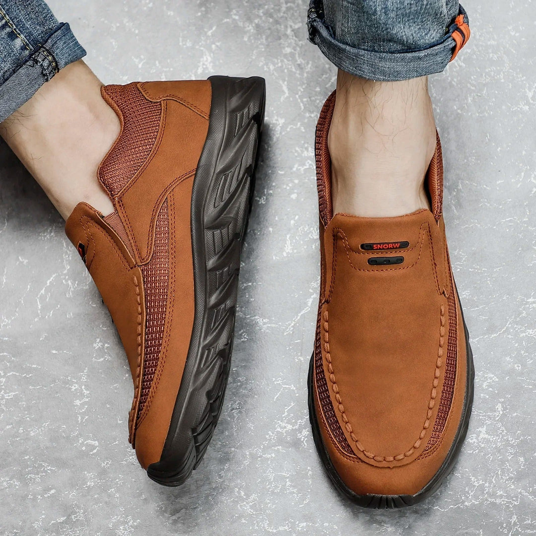 Comfortable men's slip-on loafers, great for everyday wear, travel, and casual fashion.