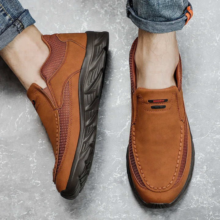 Comfortable men's slip-on loafers, great for everyday wear, travel, and casual fashion.