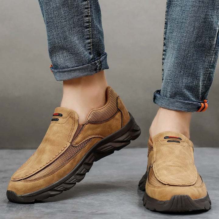 Effortless men's casual loafers, a stylish slip-on option for modern comfortable footwear.