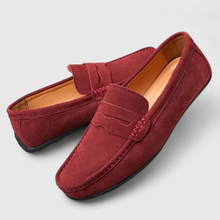 Effortless slip-on men's comfort loafers, classic style for versatile smart casual footwear options.