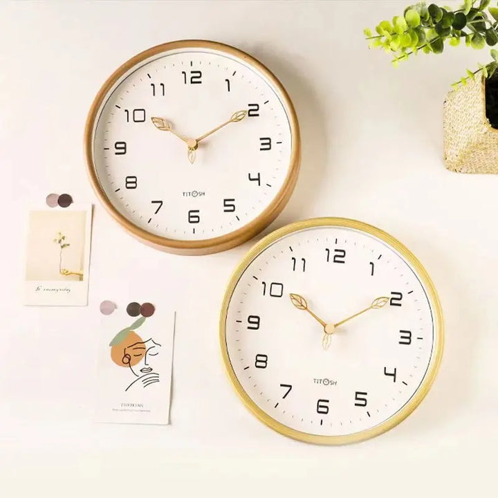 Minimalist Wooden Wall Clock