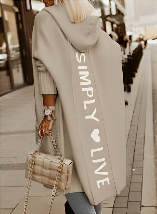 Versatile open-front women's long cardigan, ideal for everyday layering. Soft casual sweater.