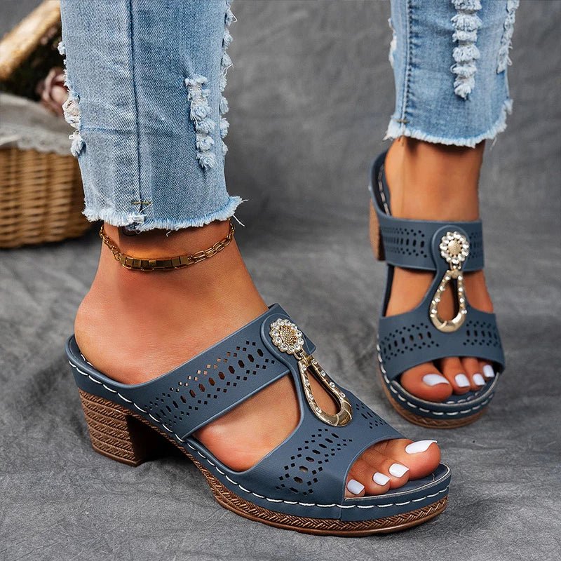 Chic orthopedic sandals for women, blending style, comfort, arch support, and pain relief for summer.