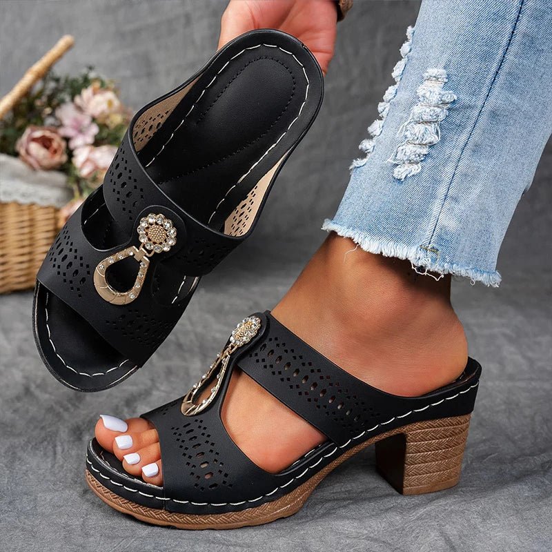 Women's chic orthopedic sandals for all-day comfort. Perfect slip-on summer footwear with arch support.