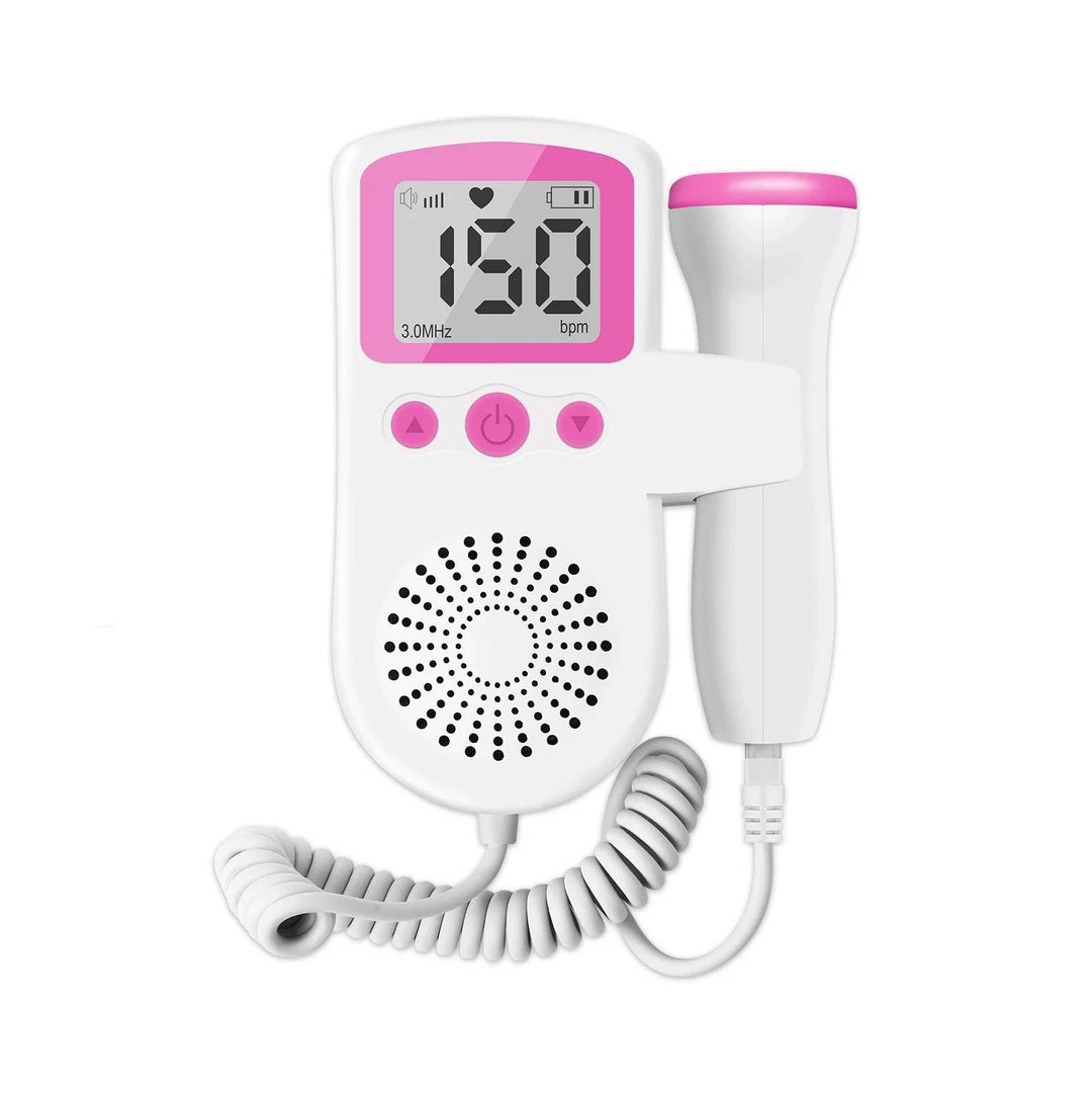 Maternity fetal doppler for expecting moms to accurately monitor baby's heartbeat, promoting prenatal care & baby health.