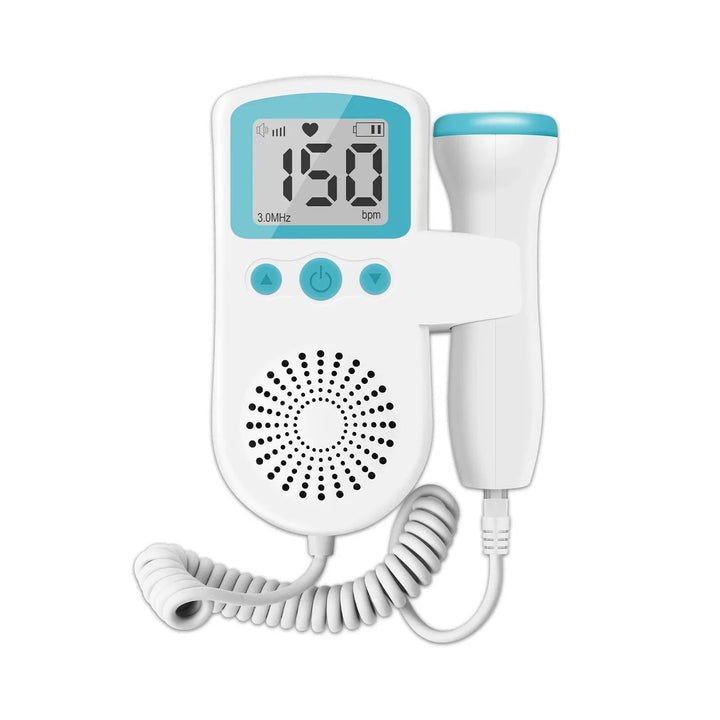 Portable ultrasound fetal doppler for easy at-home baby heartbeat monitoring. Essential prenatal care for expecting moms.