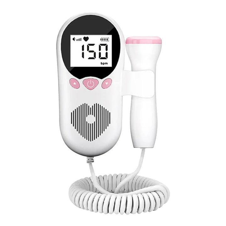 Baby health monitoring device: a handheld fetal doppler for tracking baby's heartbeat during maternity & pregnancy.