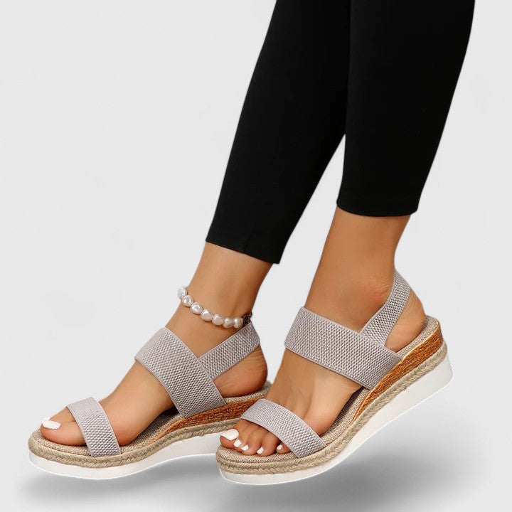 Women's slip-on orthopaedic sandals, designed for plantar fasciitis relief & superior foot comfort.