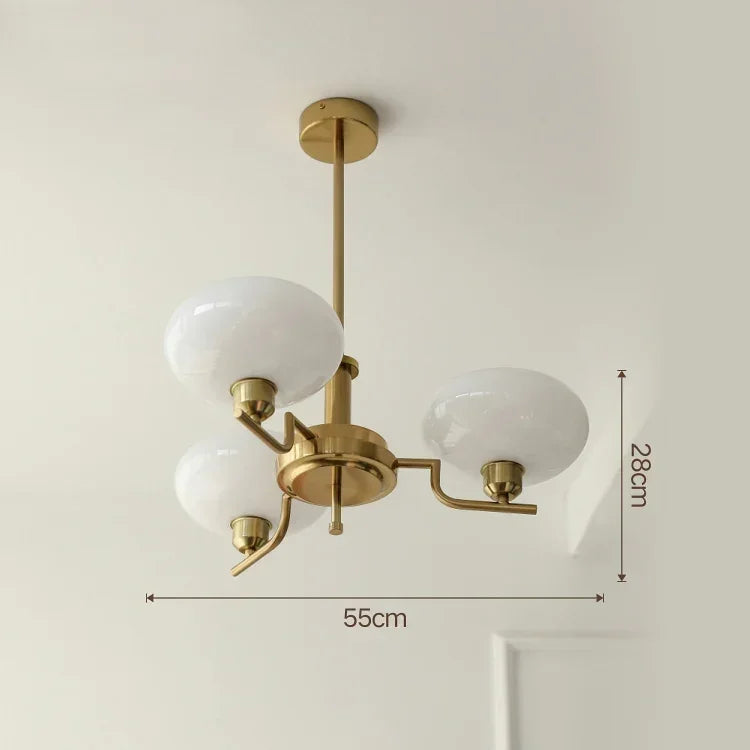 Elegant Bauhaus medieval chandelier with multiple light fixtures, perfect for home decor.