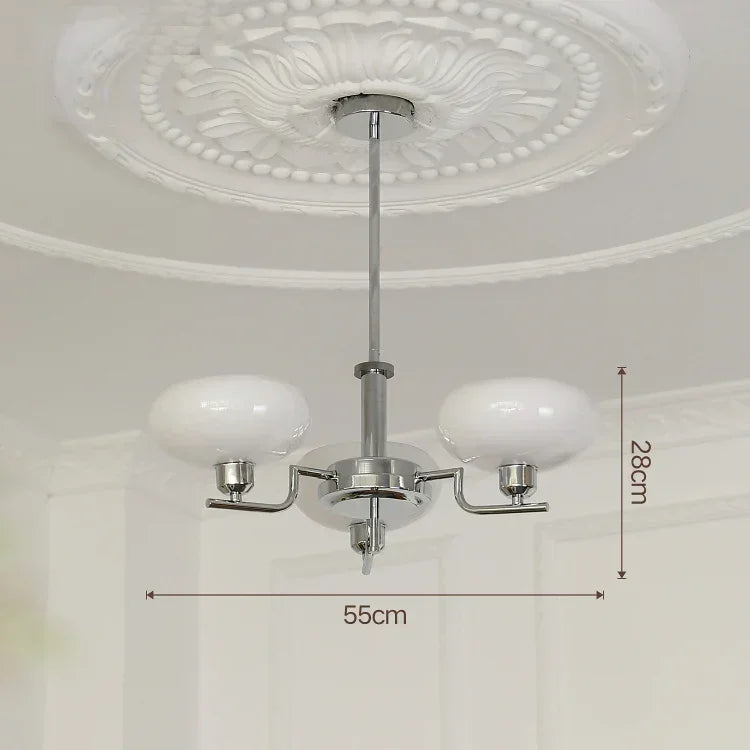 Elegant Bauhaus medieval chandelier with multiple light fixtures, perfect for home decor.
