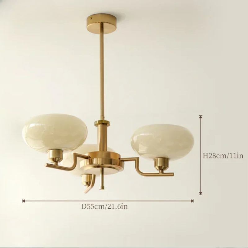 Elegant Bauhaus medieval chandelier with multiple light fixtures, perfect for home decor.