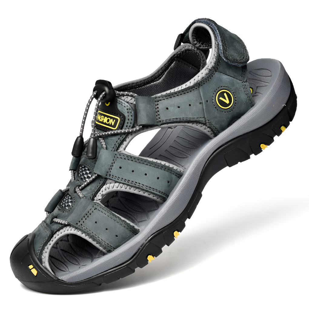 Fashionable men's summer sandals with bling design & mixed colors; casual comfort.