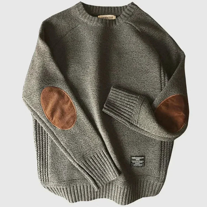 Men's alpine comfort knit sweater, a cozy pullover for warm winter fashion.