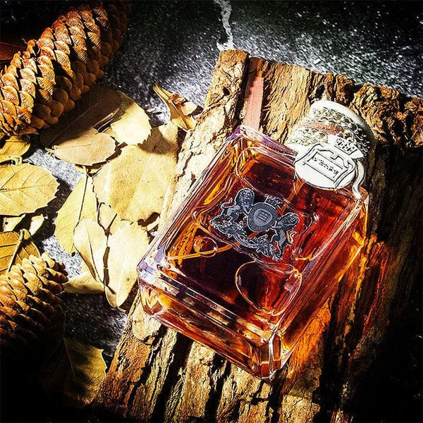 Stylish bottle of men's pheromone perfume, a captivating fragrance for him to boost attractiveness.