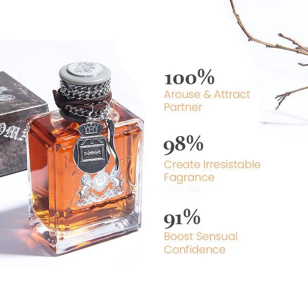 Man confidently applying Attractura pheromone perfume, enhancing his attractiveness & presence.