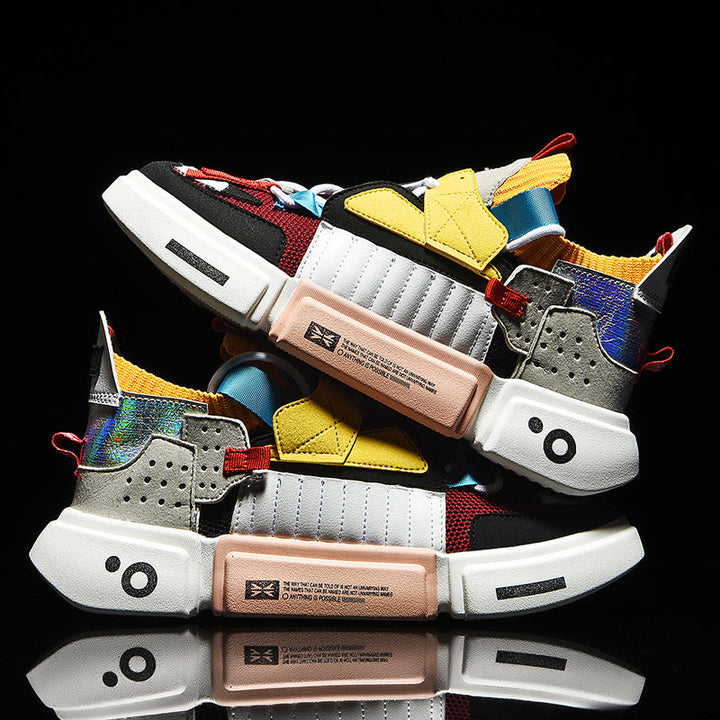 Experience superior comfort with these new men's breathable mesh running & walking sneakers.