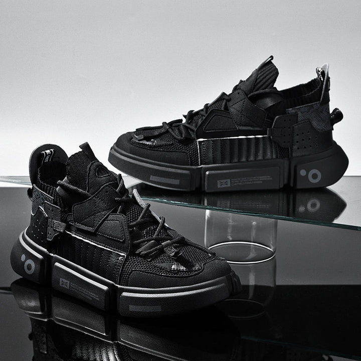 Comfortable men's breathable mesh sneakers for running, walking, and everyday lightweight support.
