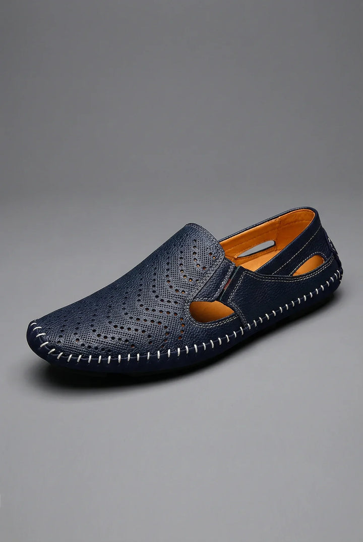 Men's breathable slip-on loafers for summer comfort. Lightweight casual walking shoes for everyday wear.