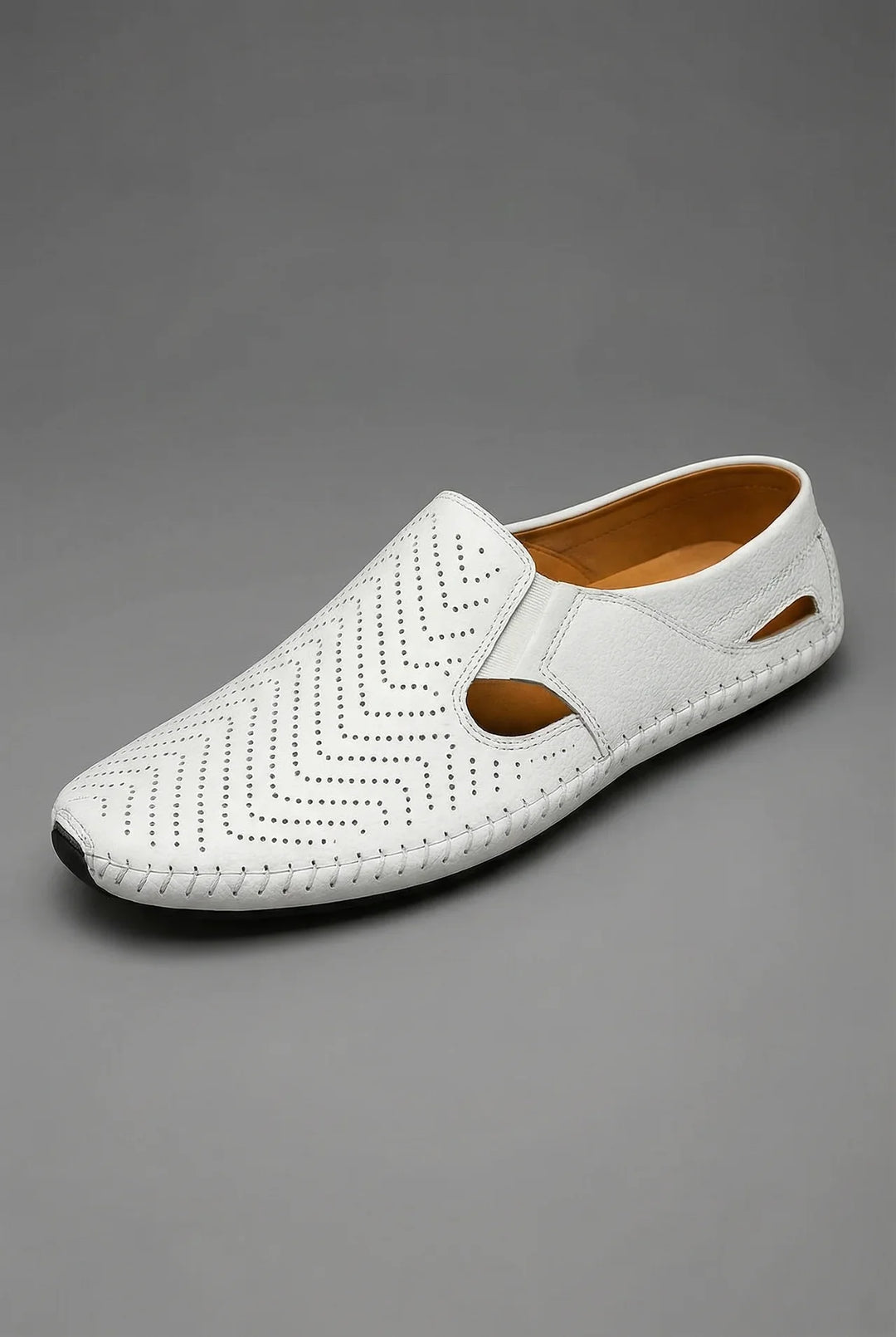 Versatile men's breathable slip-on loafers. Lightweight, comfortable summer shoes for casual outings & driving.